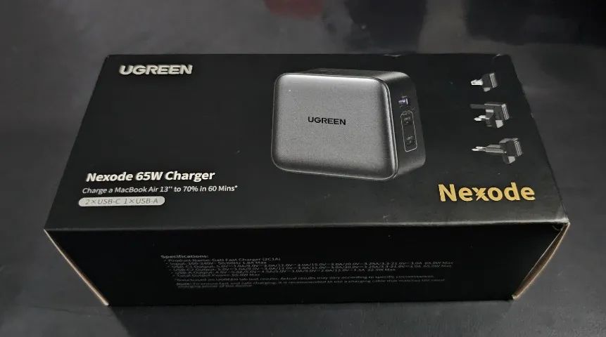Carregador Ugreen 65W PD CD296