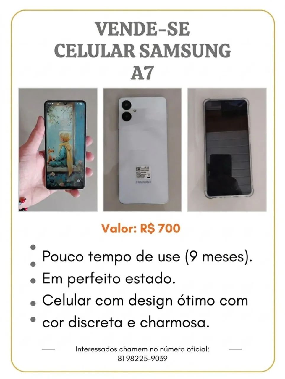 Celular em perfeito estado