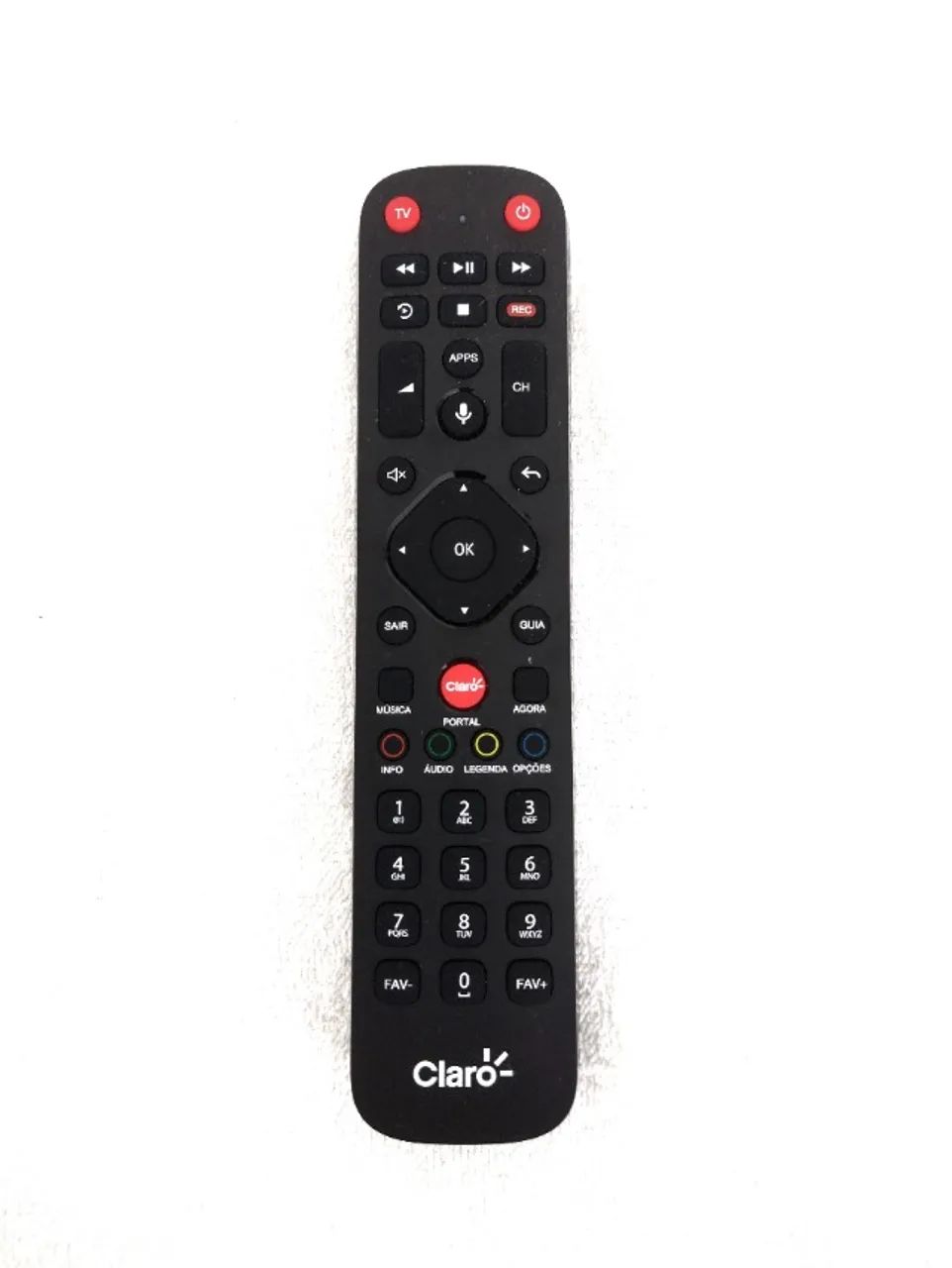 Controle Remoto Claro Box Universal Com Comando De Voz