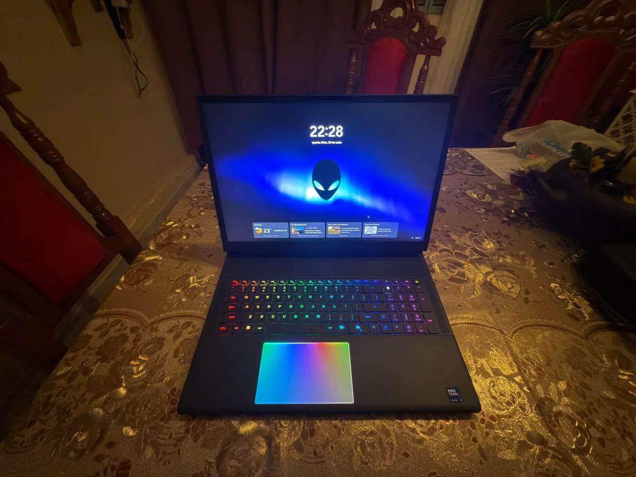 AlienwareArea-51/I9Ultra/RTX5090/64RamDDR5 18PolegadasWQXG Pego Mac ou note inferior + pix - Foto 2