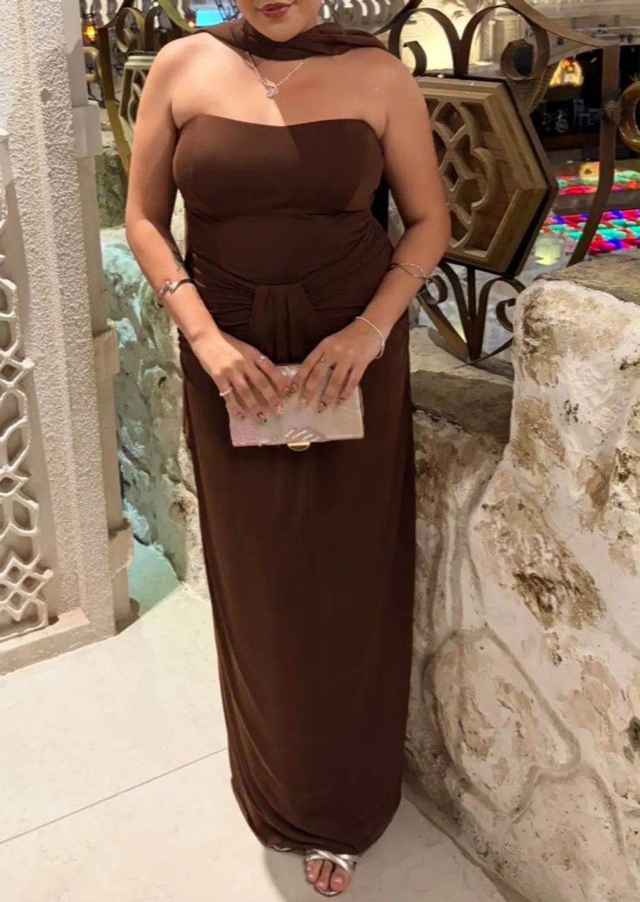 Vestido Madrinha Marrom - Foto 3