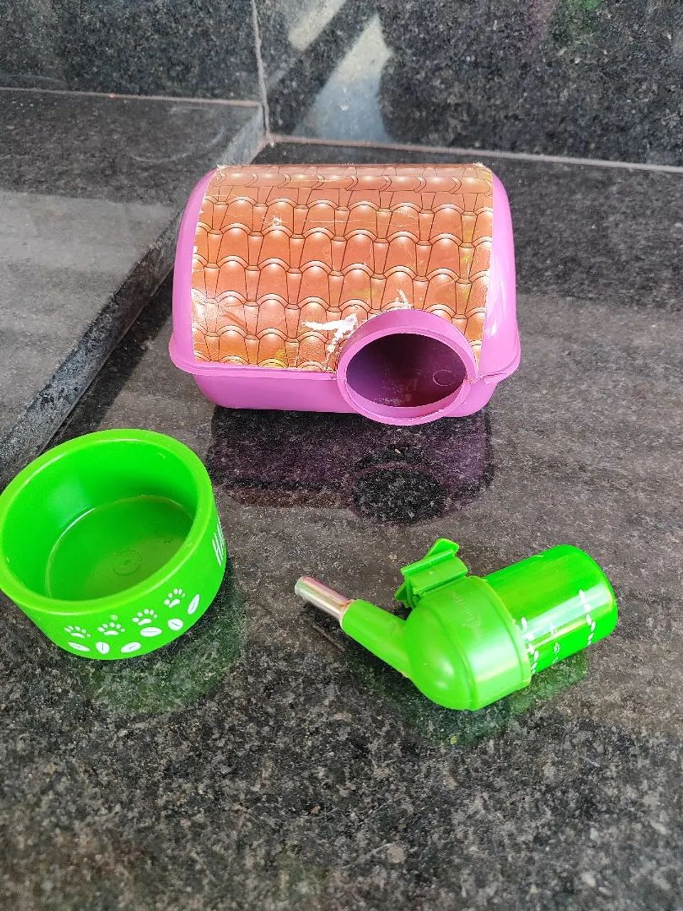 Casinha de hamster com acessórios  - Foto 3