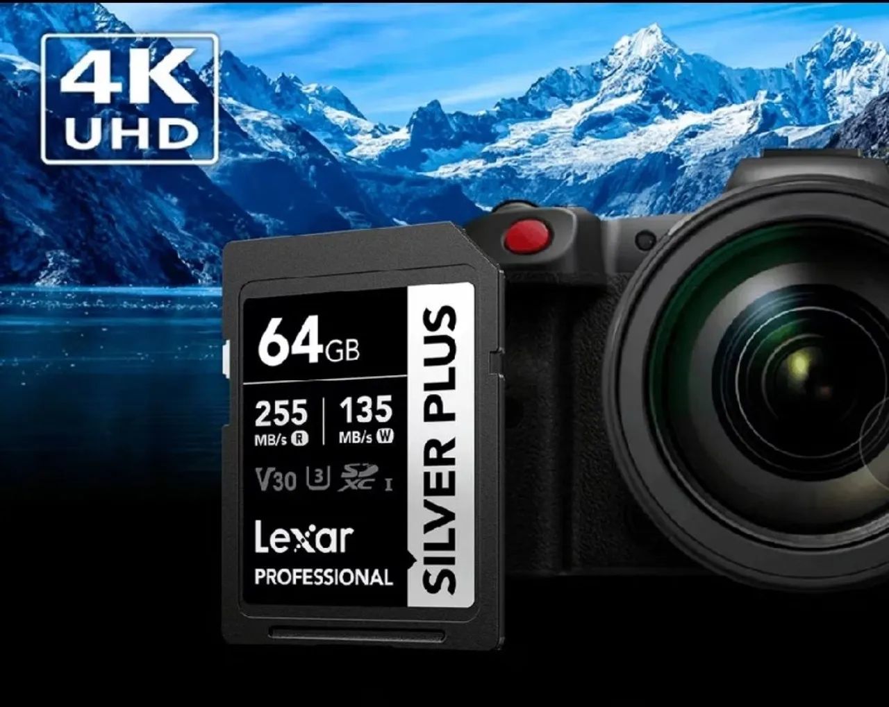 Cartão sd card lexar silver plus 64gb  - Foto 3