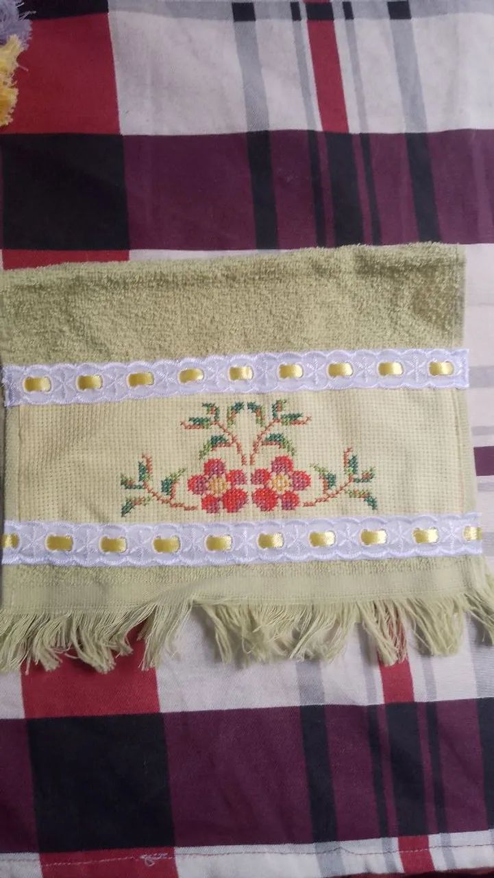Toalinhas de mão bordadas  - Foto 4