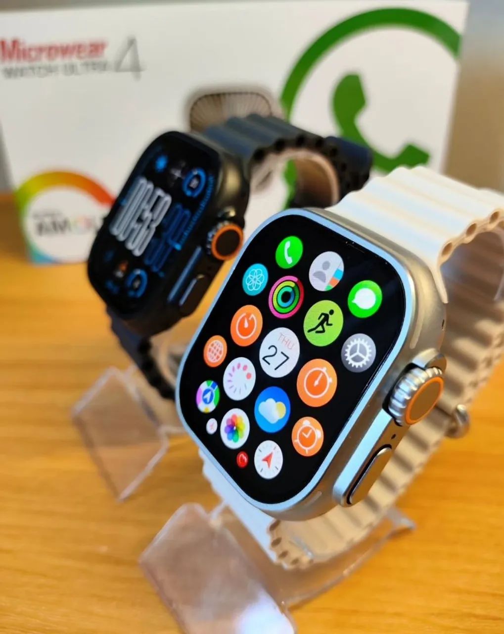 MICROWEAR ULTRA 4 PLUS amoled 49mm mais pulseira extra - Foto 3