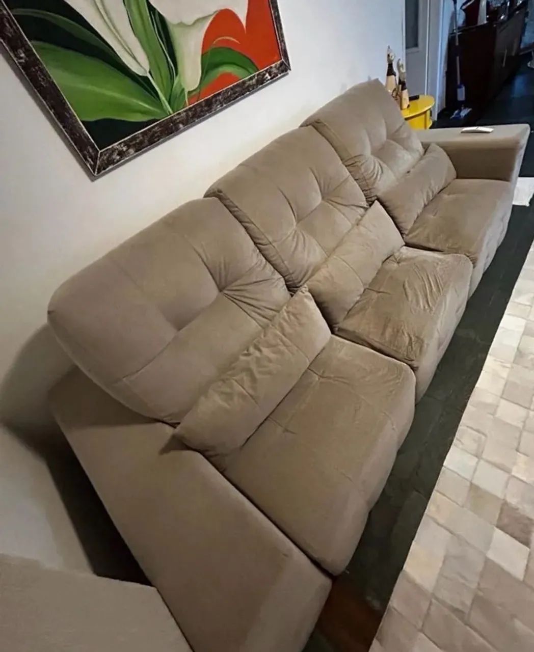 Vendo sofá retrátil e inclinável 