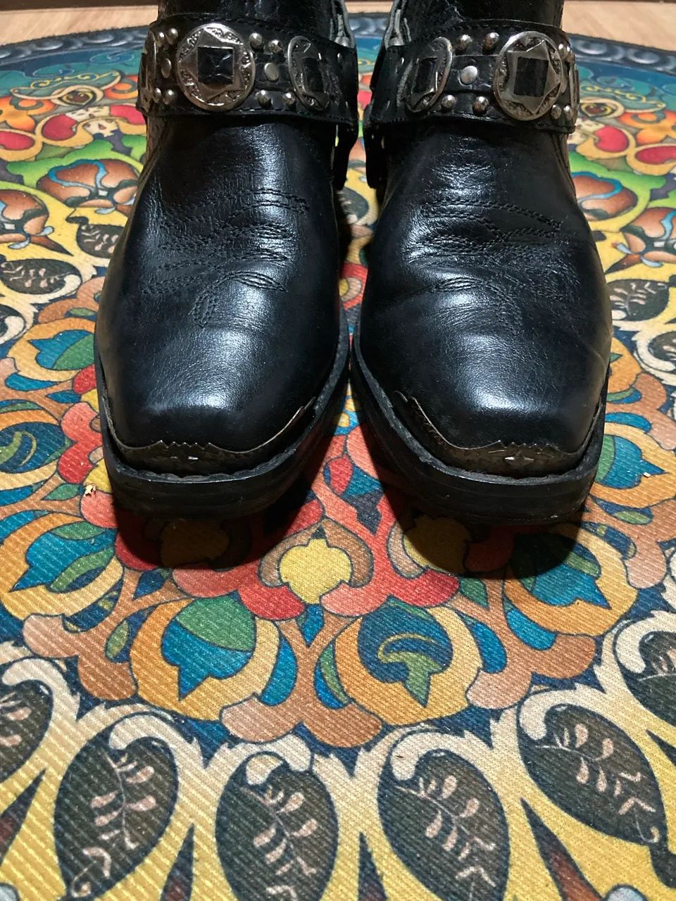 Bota de couro Harness - Foto 2