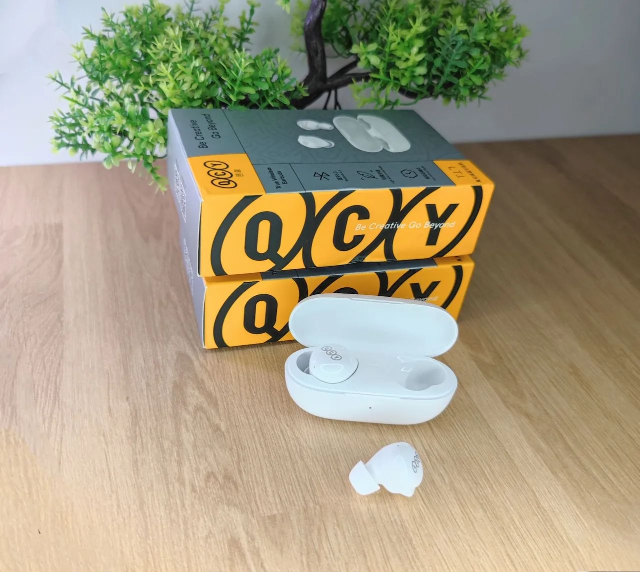 Fone Qcy T17 Bluetooth Modo Game bateria ate 7.5hr original - Foto 5