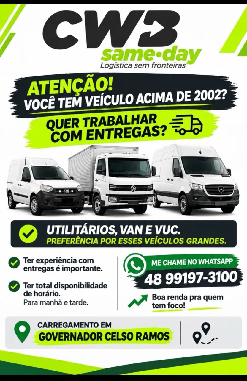 OPORTUNIDADE DE TRABALHO
