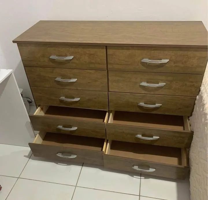Frete grátis Cômoda 10 Gavetas Entrega Super Rápida  - Foto 3