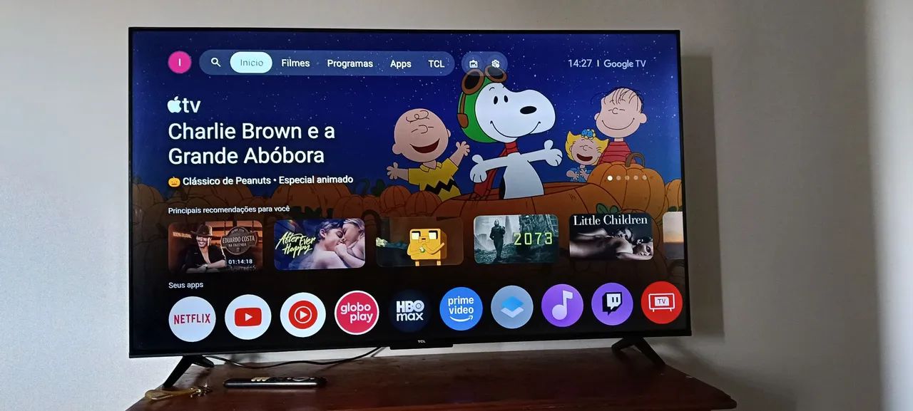Tv 55 polegadas 4k semi nova TCL  - Foto 2