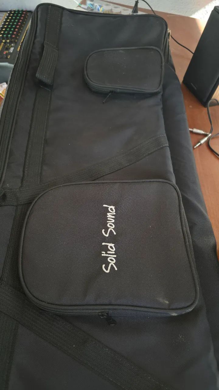 Soft case de pelúcia 88 teclas perfeito! Solid Sound - Foto 3