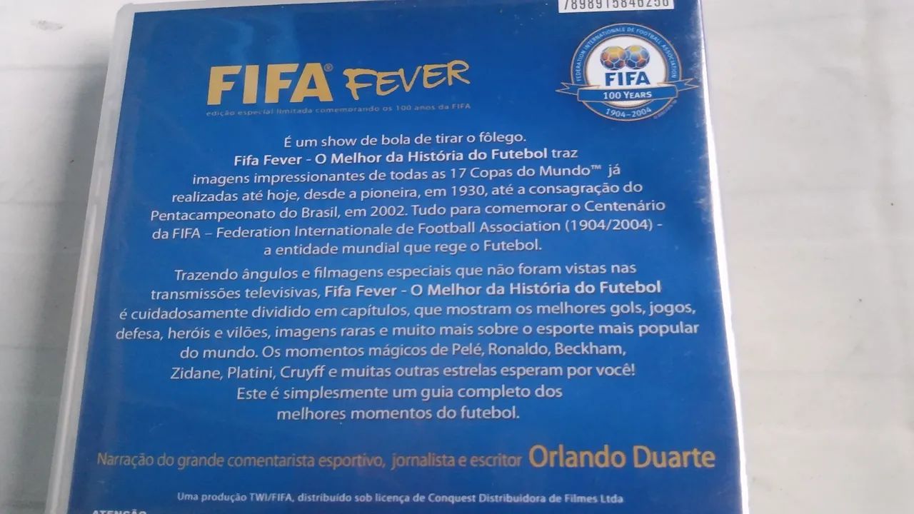 DVD duplo original FIFA fever ótimo estado.  - Foto 4