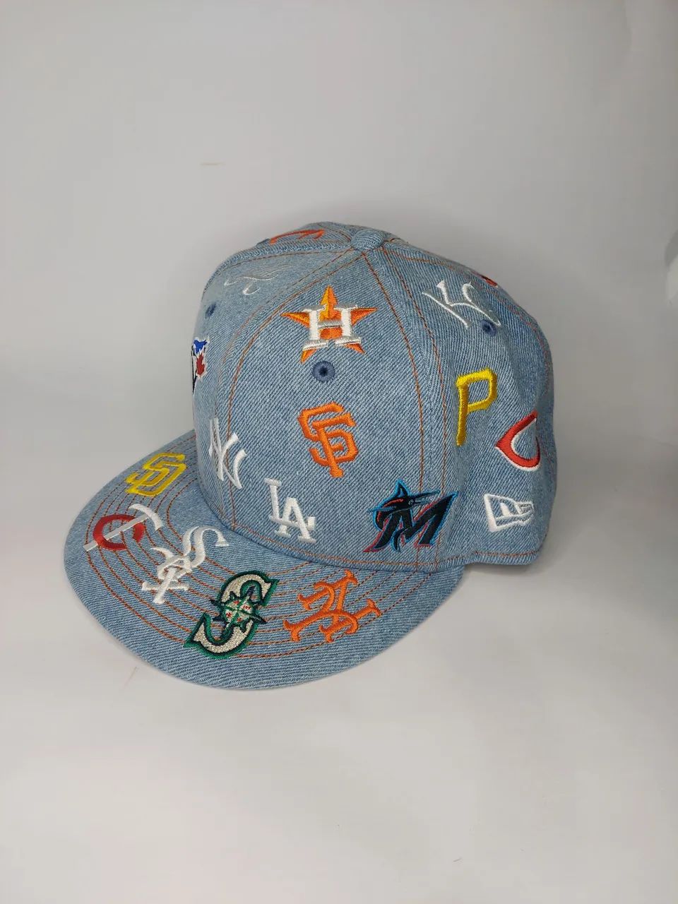Boné New era - 59fifty  - Logo - baseball - Mlb - tamanho 7 1/2 - Foto 2
