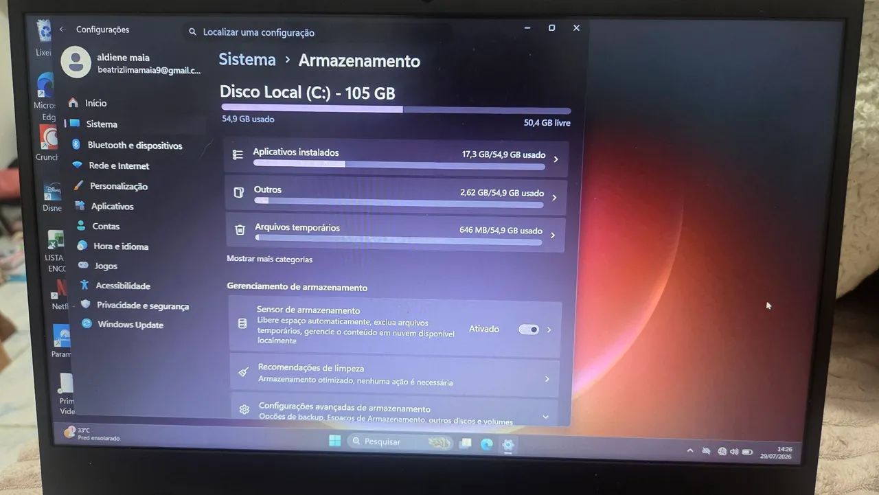 Samsung Galaxy Book Go - Perfeito p/ Estudos e Séries (Bateria Top!) - Foto 3