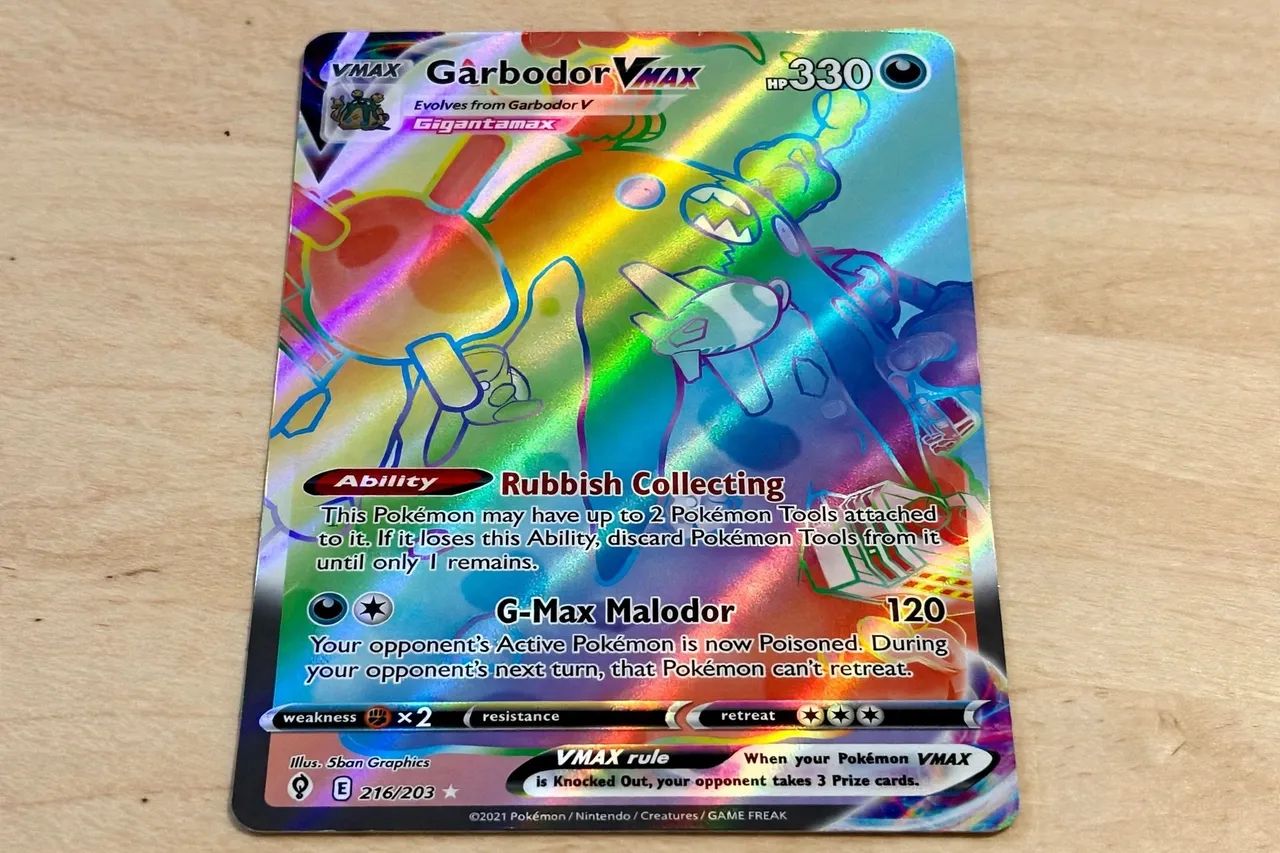 Garbodor  VMAX Carta Rara De Pokémon