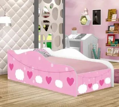 Mini Cama Fun Nuvens - infantil - Foto 2