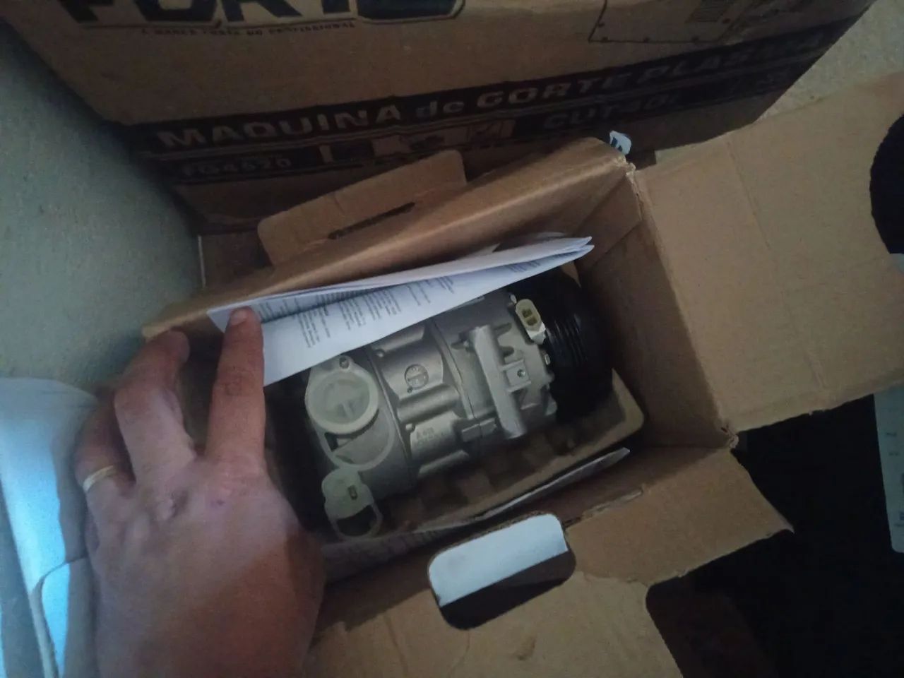 Compressor veicular e condensadora gol, Voyage g6 - Foto 2