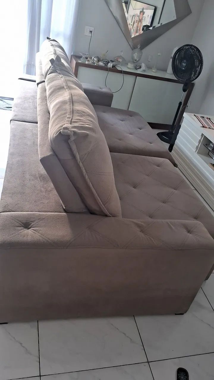 Sofá retrátil 5 lugares.  - Foto 2