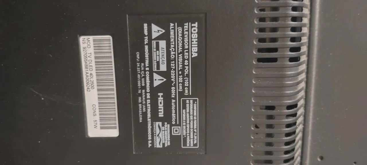 Vendo 2 smart Tv de 43 polegadas com a tela quebrada  - Foto 4