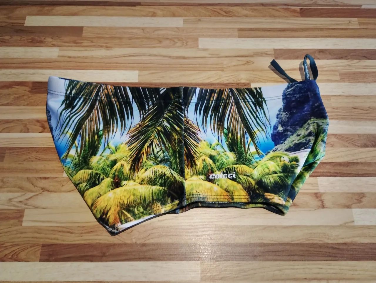 Sunga Colcci Estampada Coqueiros - Tam M  - Foto 3