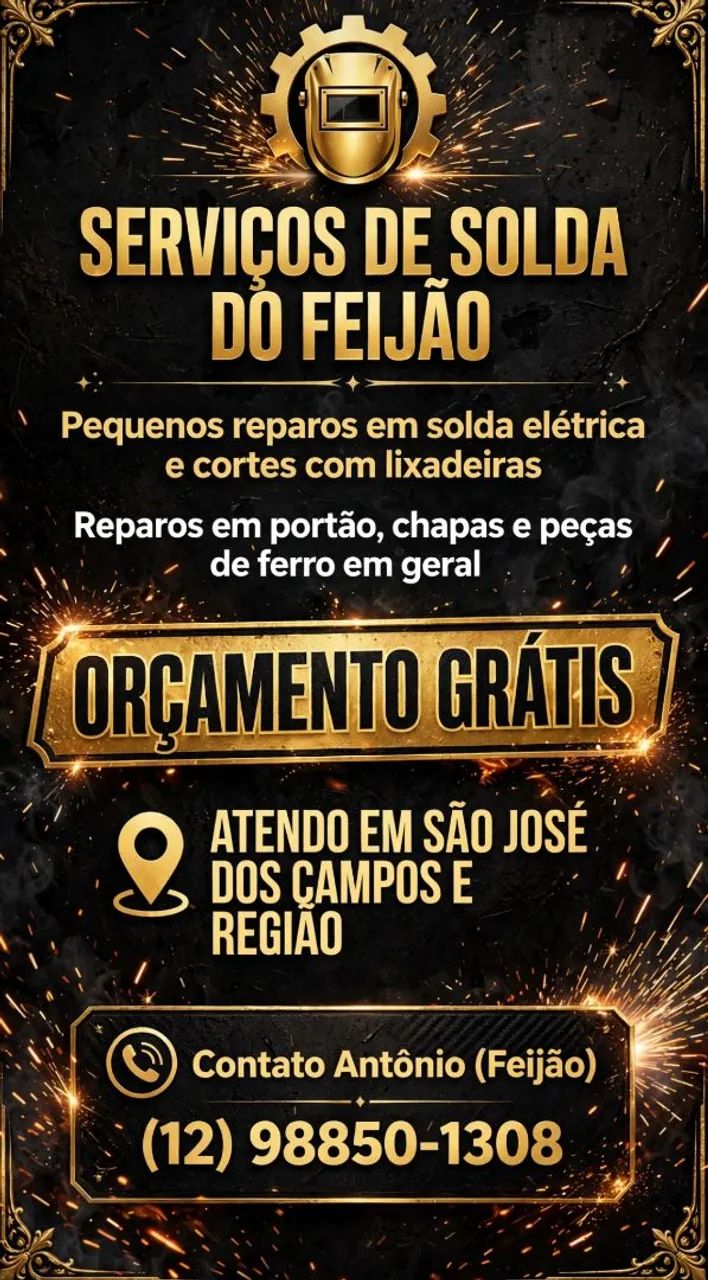 Pequenos reparos em solda 