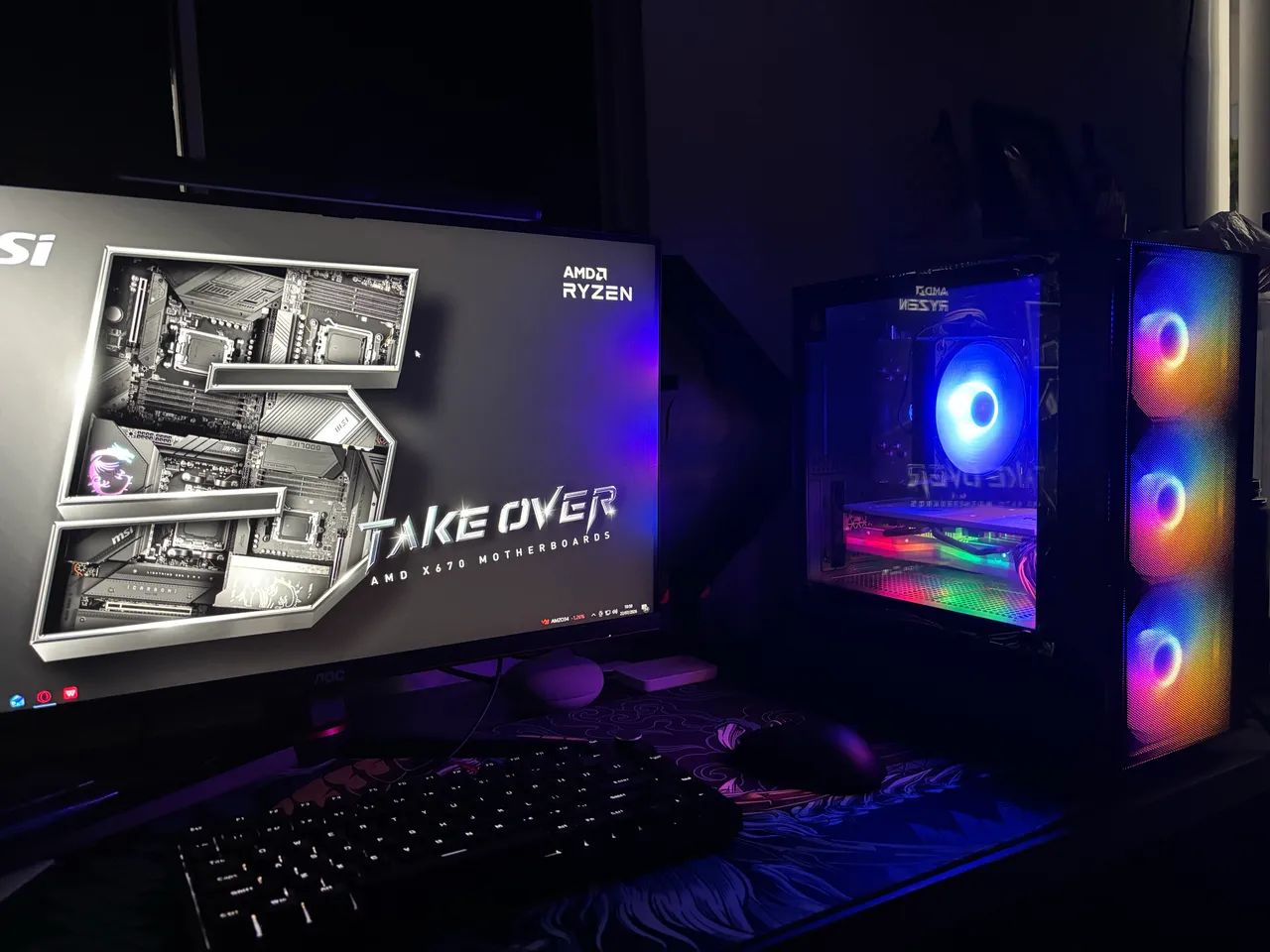 Pc Gamer Ryzen 5 + Rx 580  - Foto 3