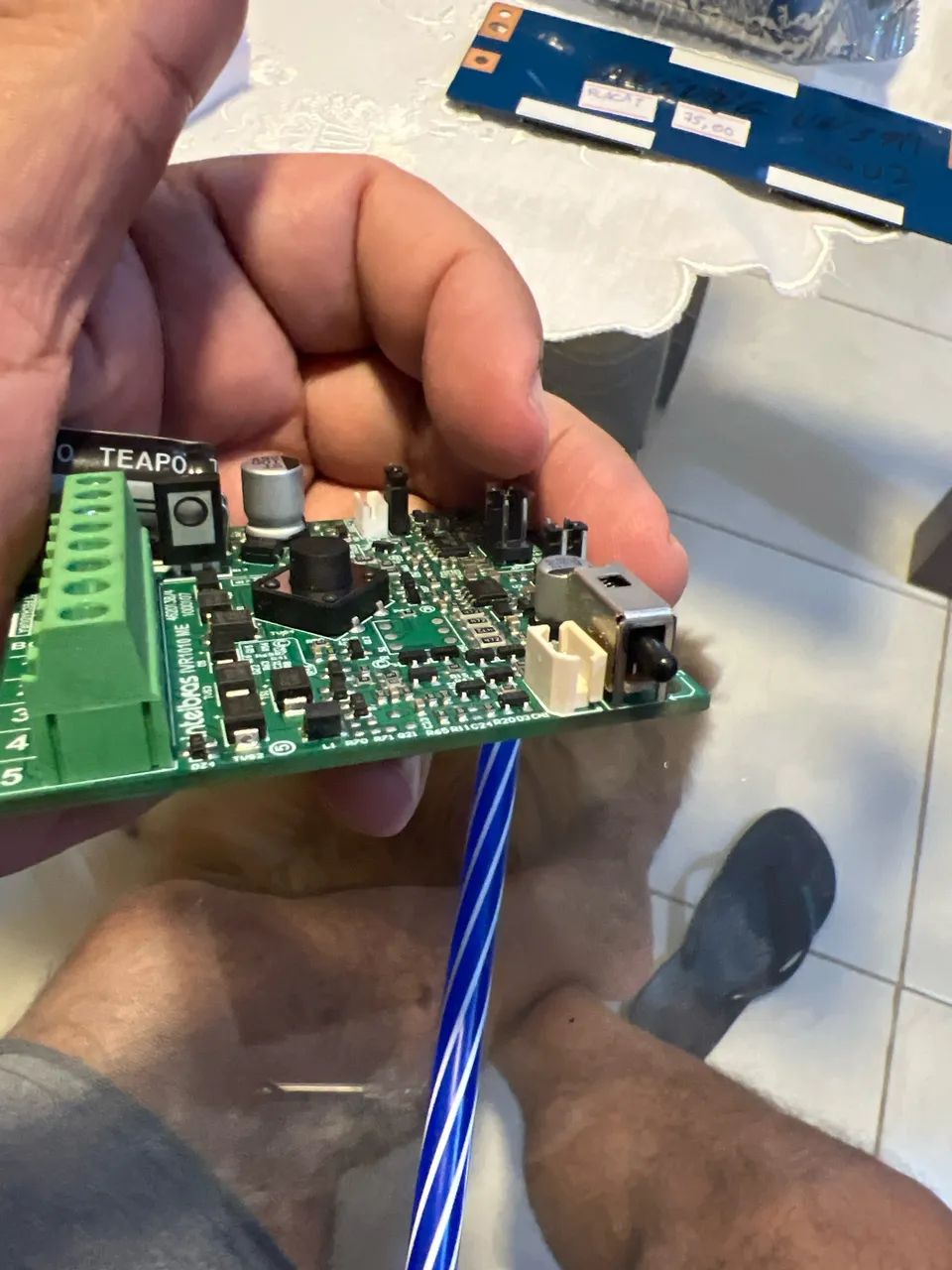 Placa Módulo Externo Videoporteiro Intelbras IVR 1010 ME - Reposição - Foto 2