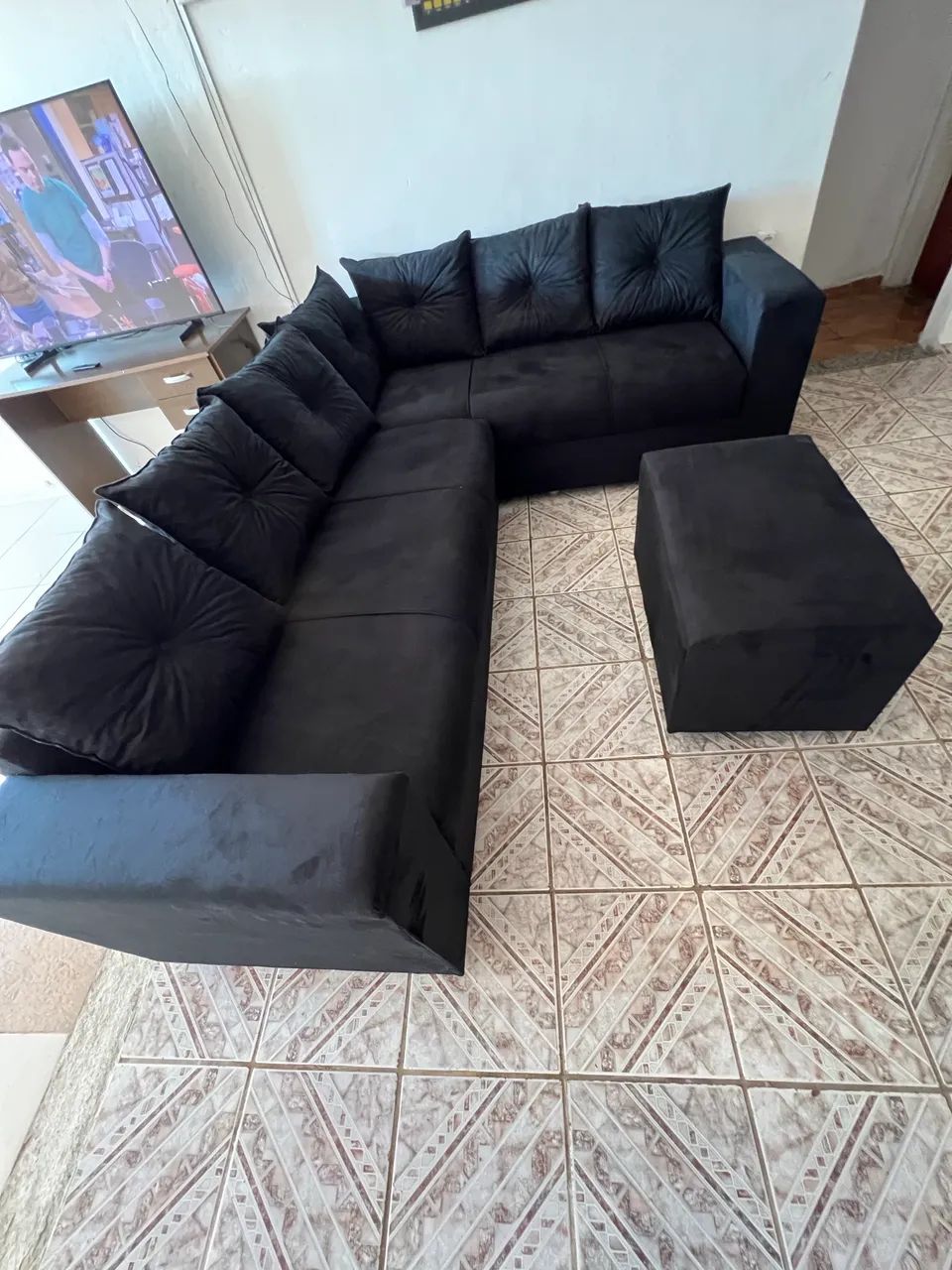 SOFÁ DE CANTO!!! NOVO!!! 12 x 129,90 cartão  - Foto 3