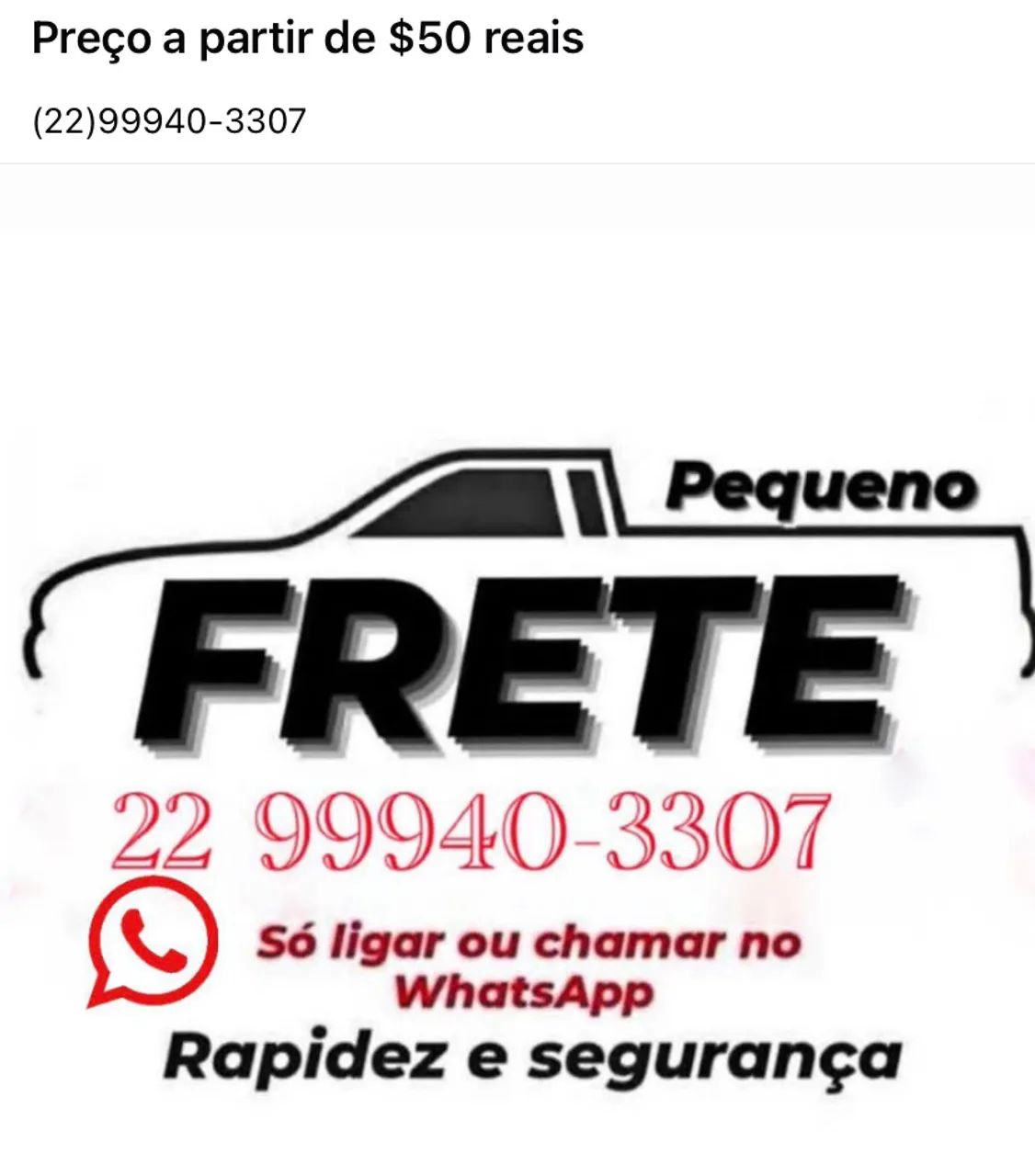 Pequenos fretes