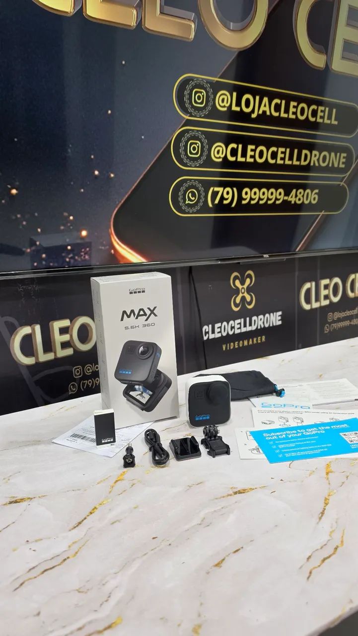 Câmera de Ação GoPro Max 360º
