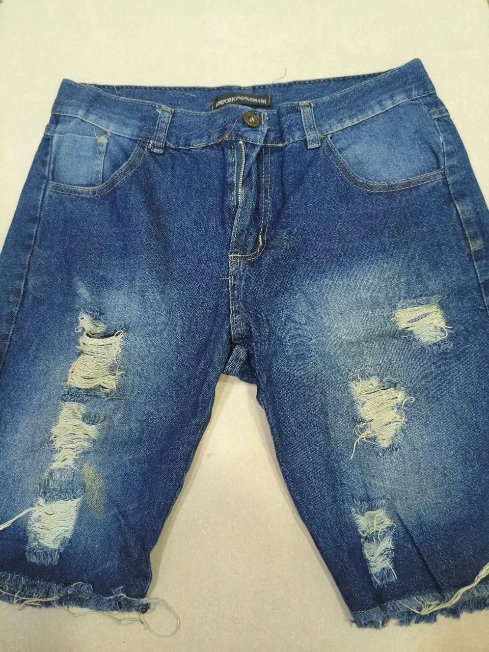 Bermuda masculina jeans