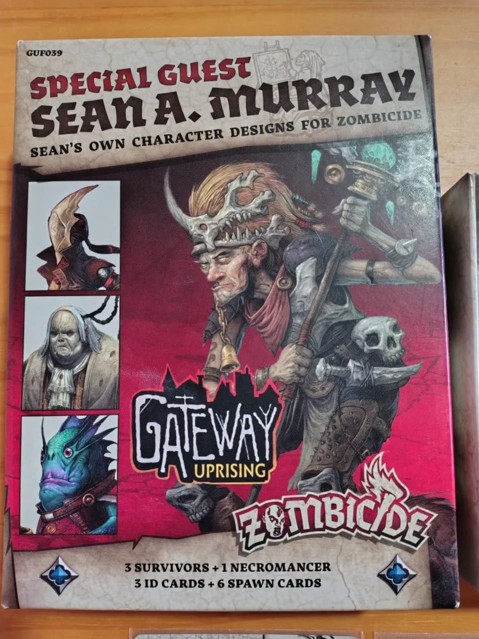 zombicide Black Plague / Green Horde / Whithe Death - special guest sean a murray