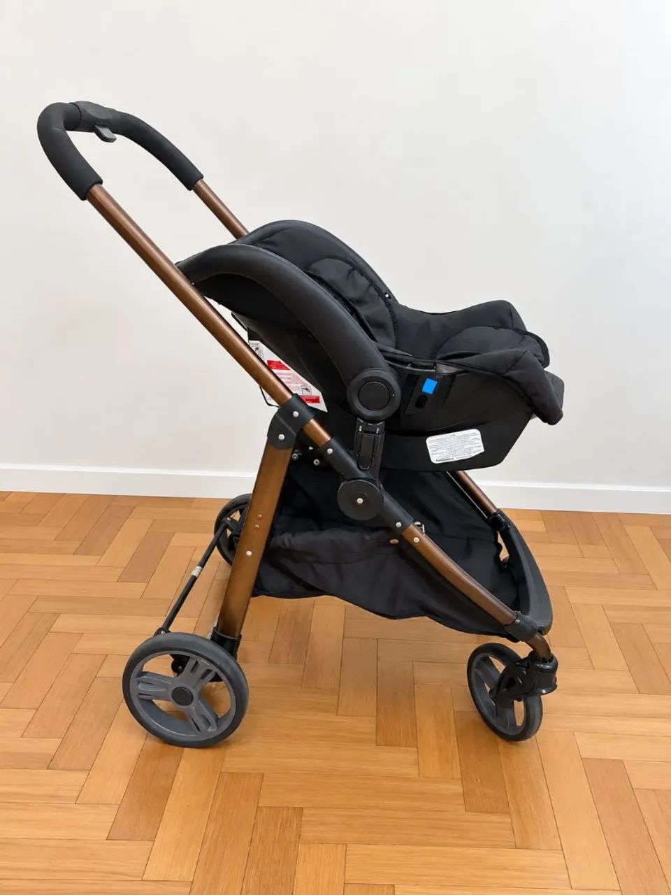 Carrinho de bebê Galzerano Napoli 3 em 1 - Foto 2