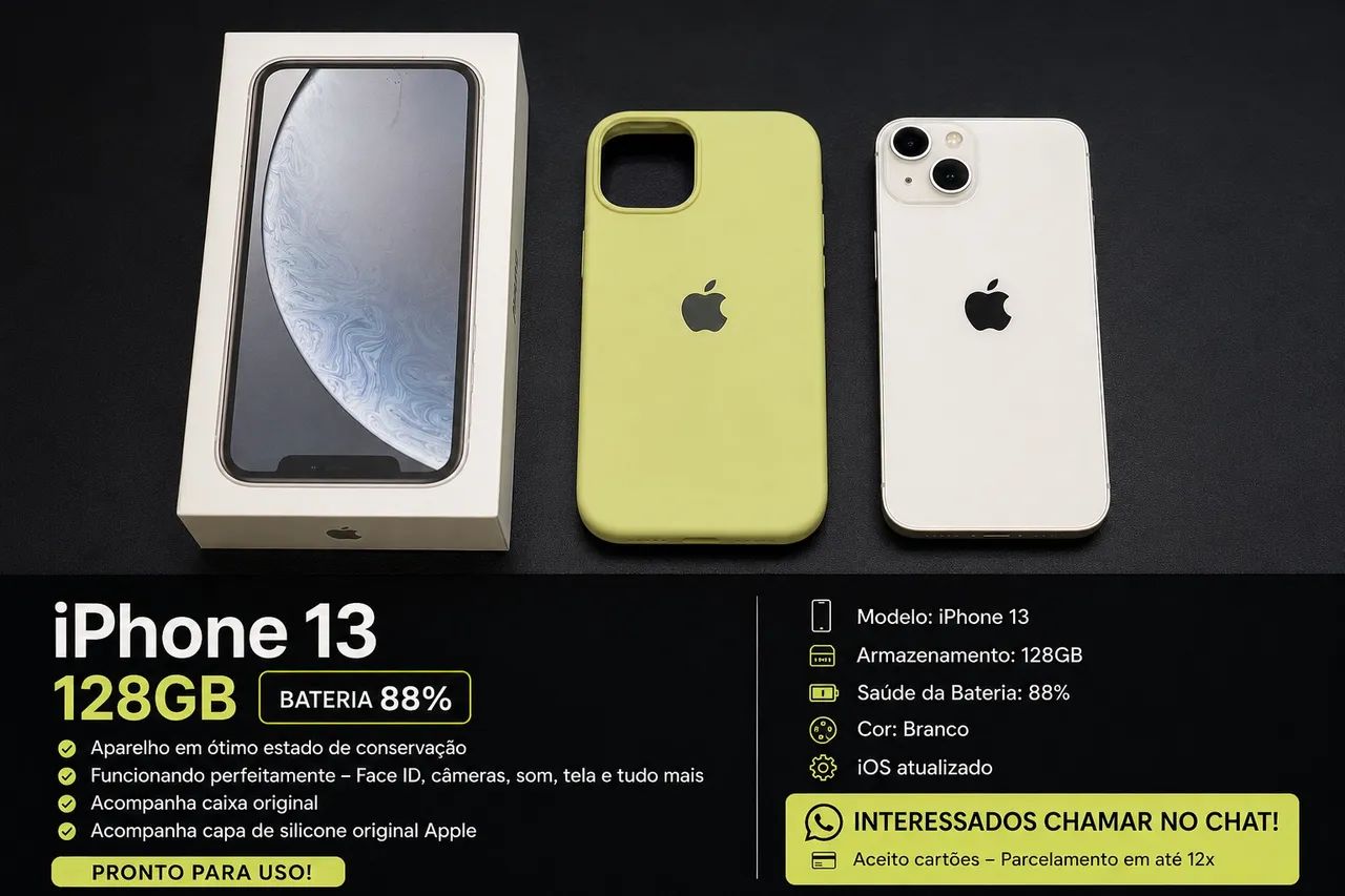 IPHONE 13 - 128g - Celulares e Smartphones - São Geraldo, Porto