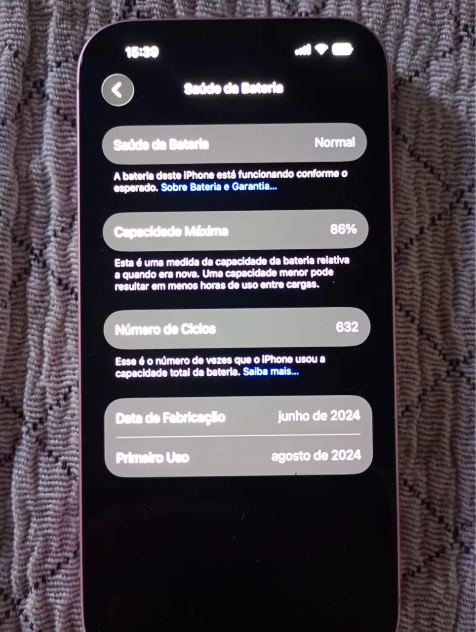 iphone 15 128gb Rosa - Foto 3