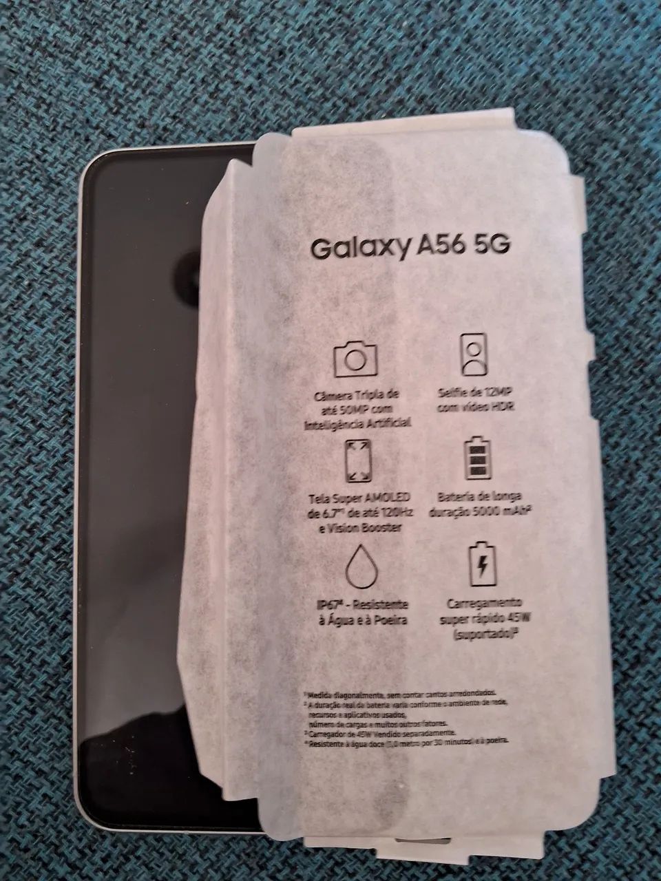 Celular Samsung A56 5g novo - Foto 2