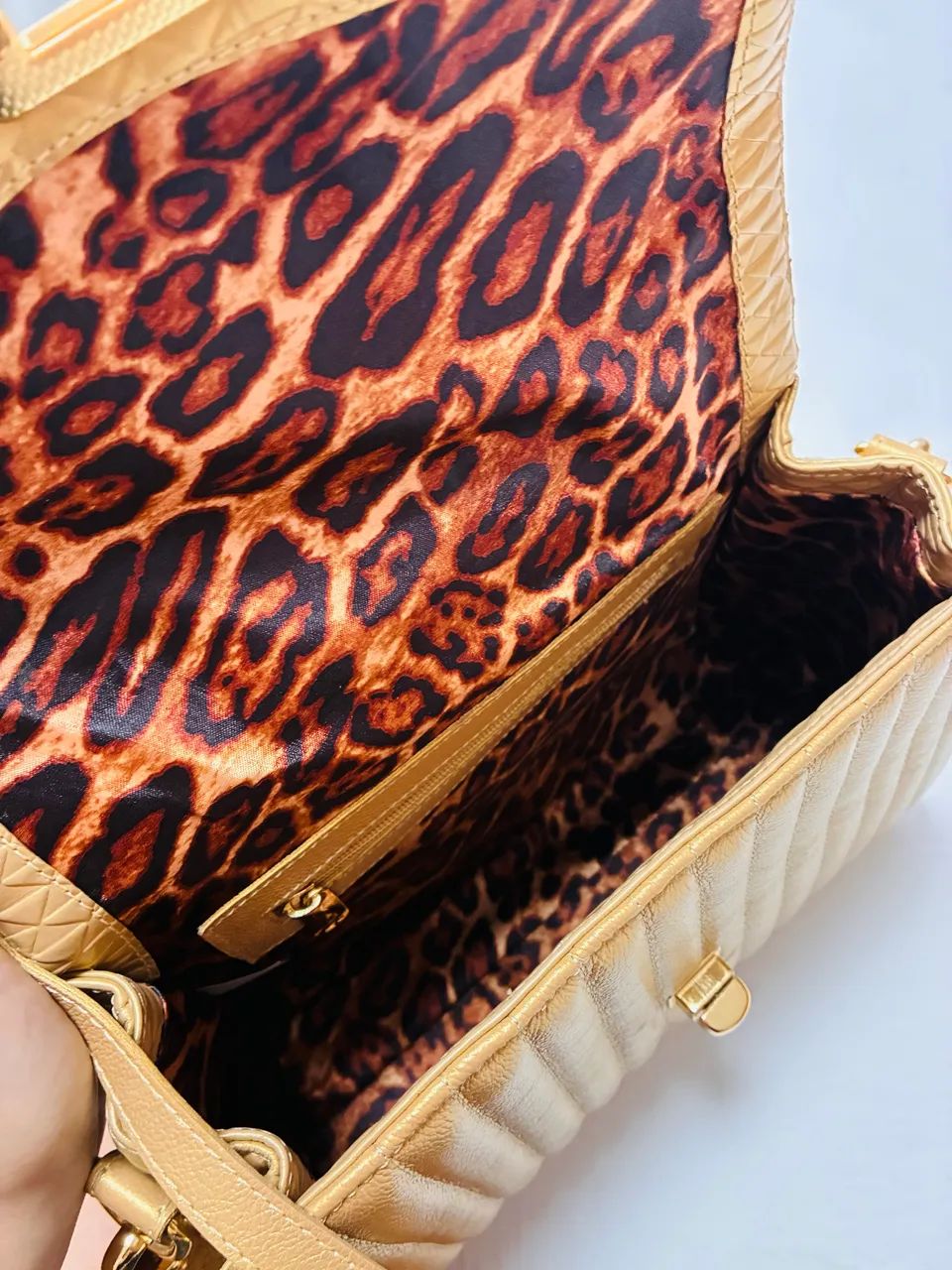 Bolsa Carmem Steffens couro  - Foto 4