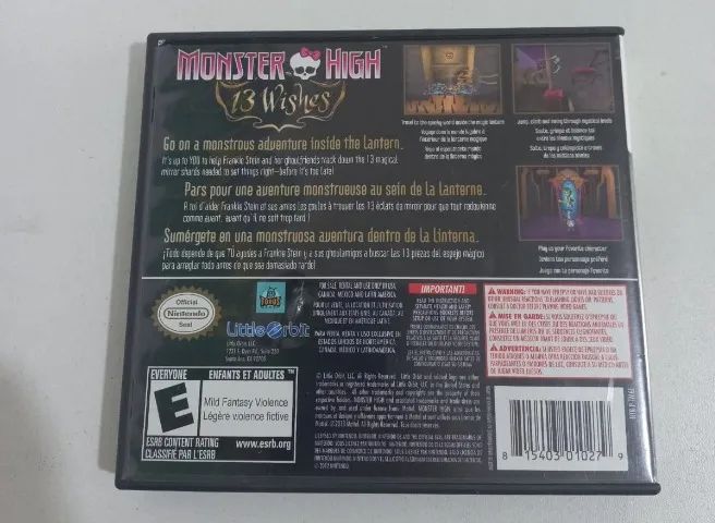 Jogo Nintendo DS / Monster High / Original - Foto 3