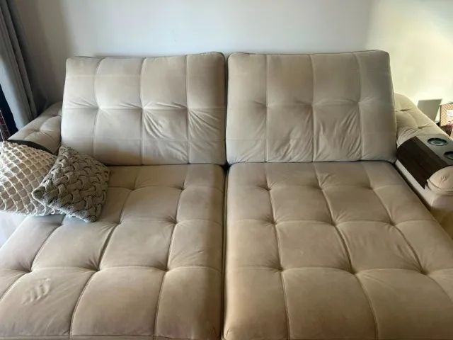 Sofá Retrátil e Reclinável Quatro Lugares - Foto 4