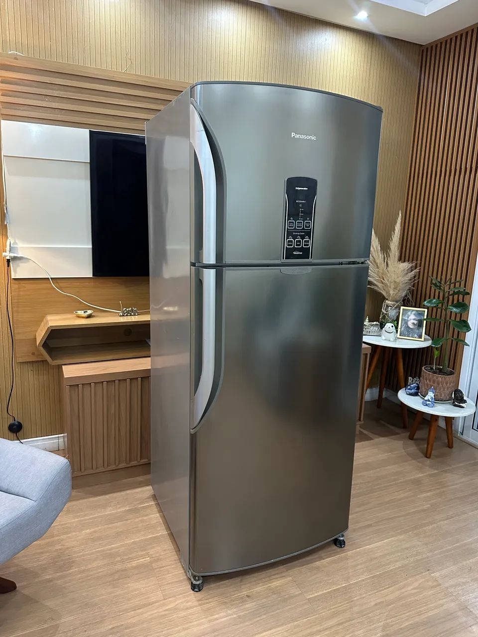 Geladeira Panasonic inox 110v inverter . - Foto 4
