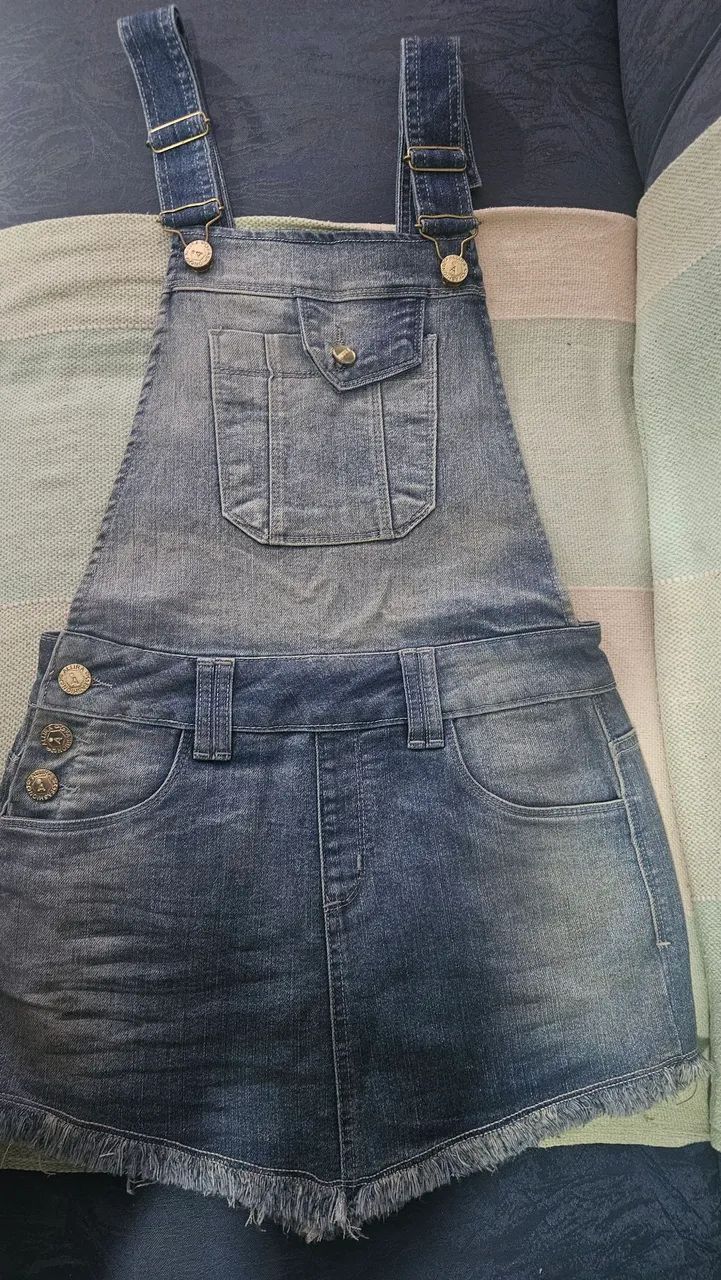 Jardineira jeans - Foto 3