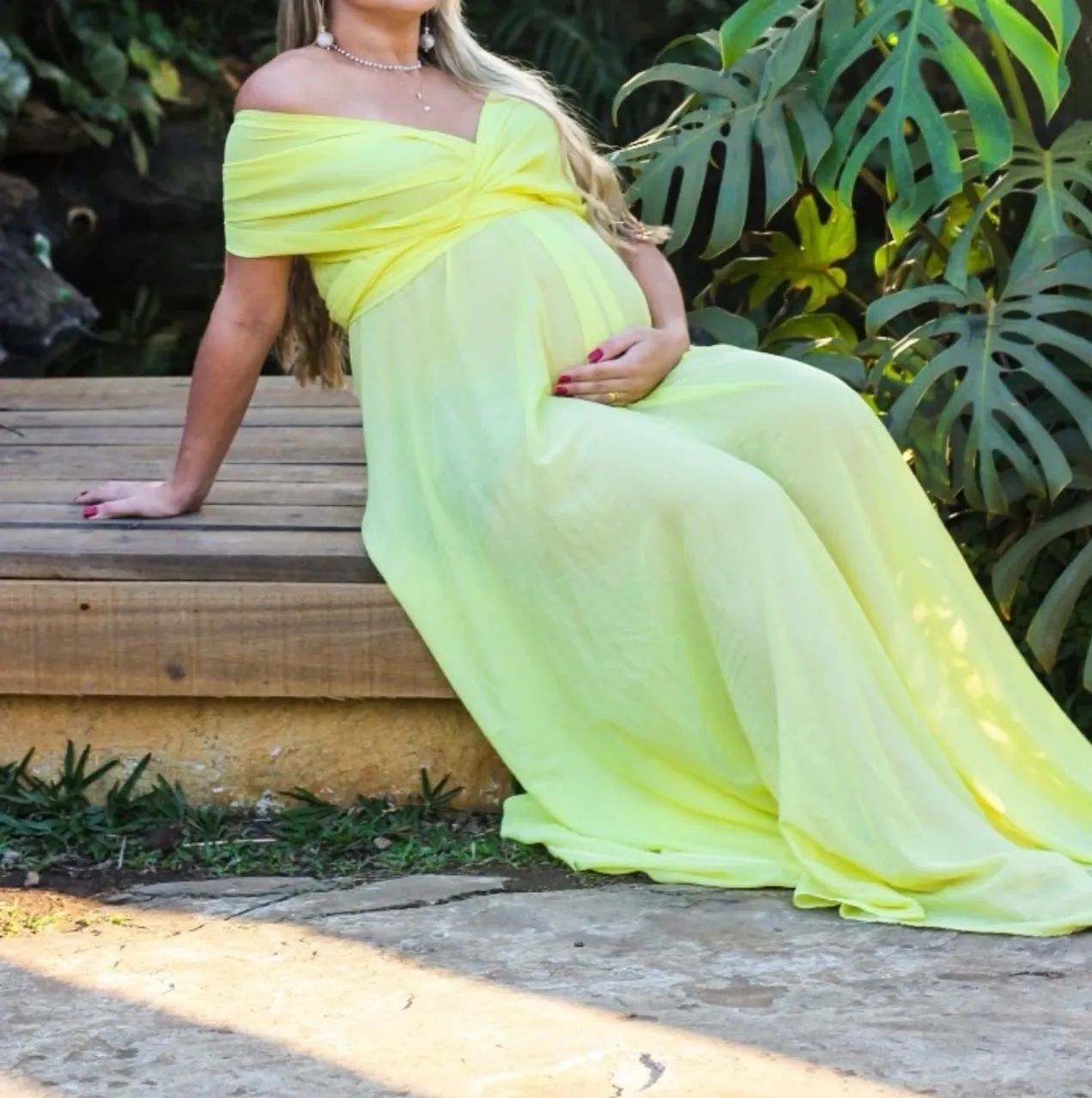 Vestido para ensaio gestante  - Foto 2
