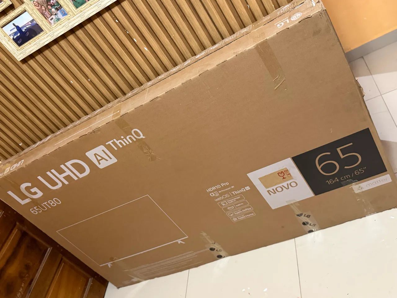 Tv smart 65 polegadas LG ultra 4k na caixa zera com vídeo game integrado  - Foto 2