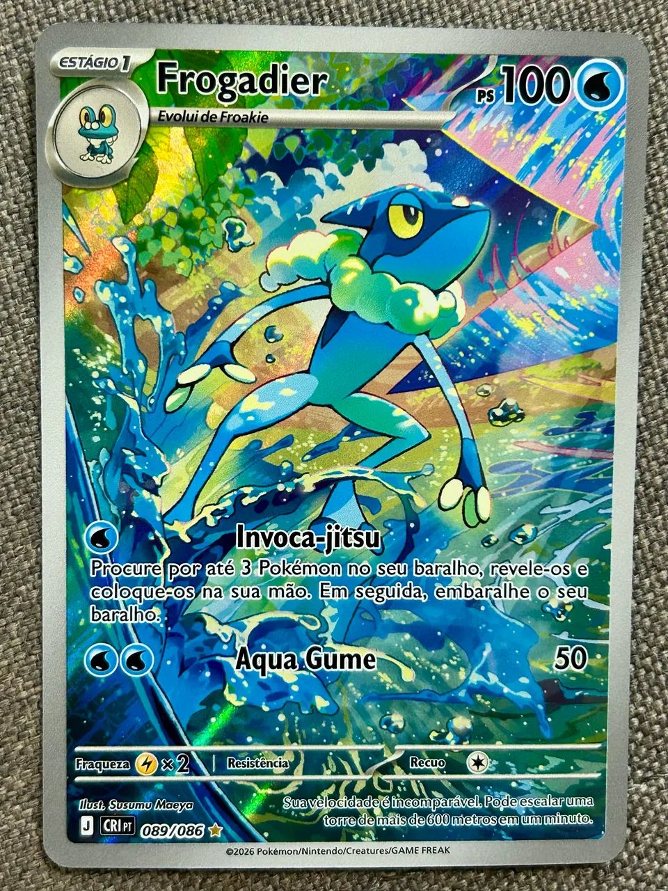 Carta Pokémon Frogadier