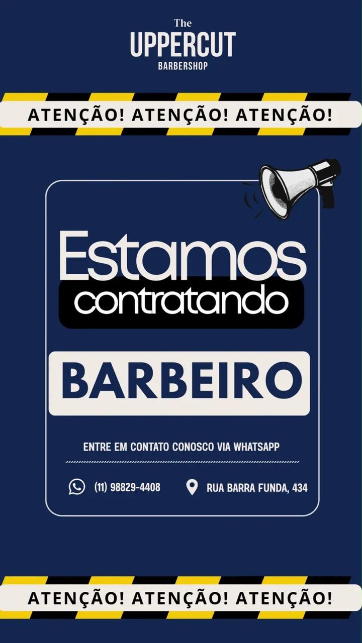 Vaga para barbeiro