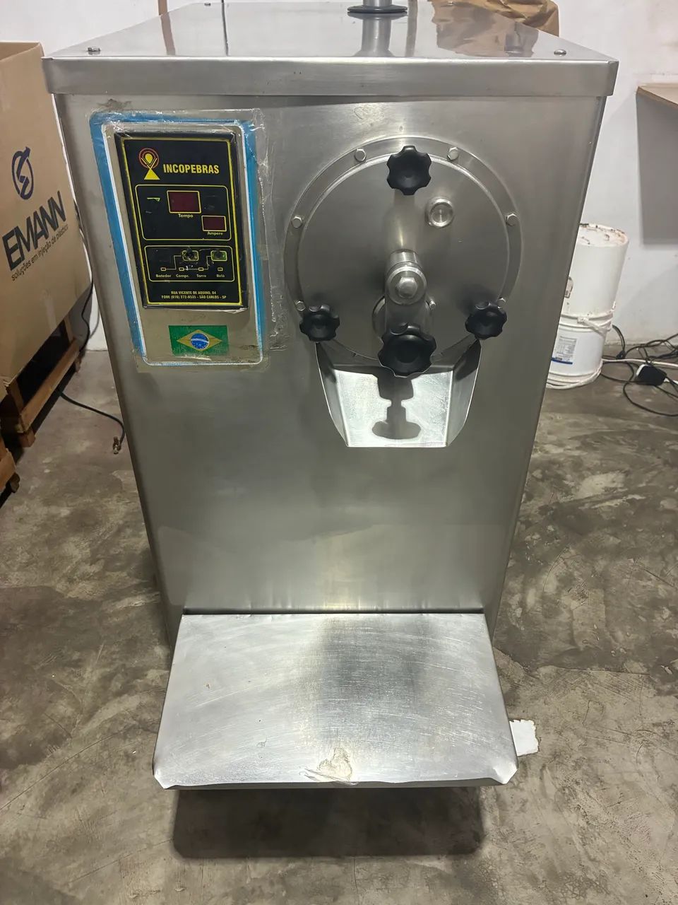 Produtora descontínua 100/120L hora sorvete e açaí  - Foto 3