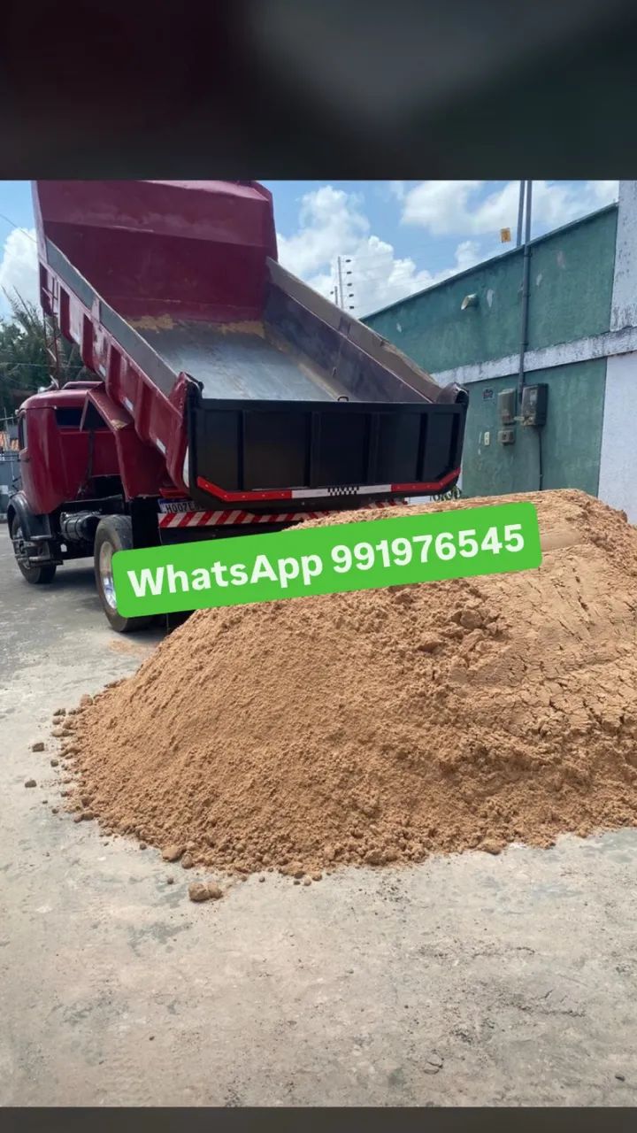 Carrada de areia média qualidade 6 m