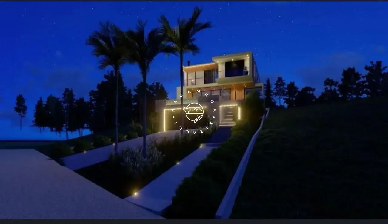 Casa moderna, piscina de borda infinita e 4 quartos em Santo Amaro da Imperatriz - Foto 3