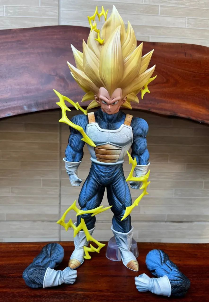 Action Figure Dragon Ball - Vegeta SJJ 3 33cm Com Effects